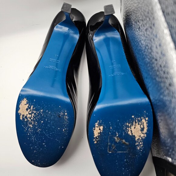 Yves Saint Laurent “Tribtoo 80” Patent Leather Pumps – Size 11 - Picture 7 of 11